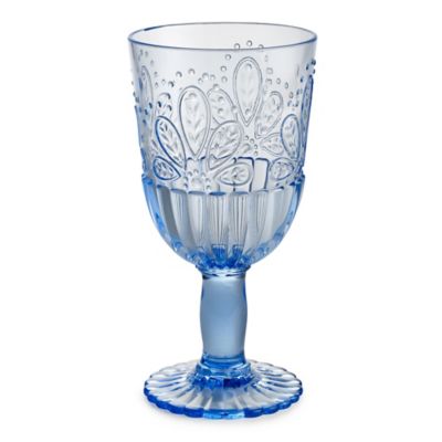 Blue on sale plastic goblets