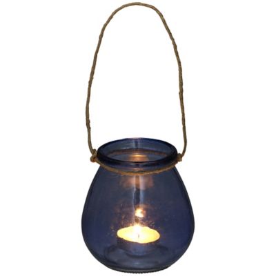 Blue Glass Rope Lantern image(1)