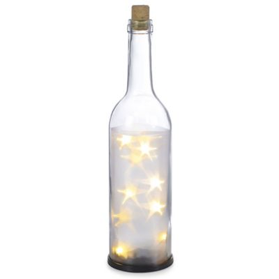 LED 3D Star White Glass Bottle For Outdoor Parties image(1)