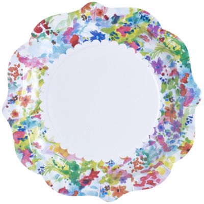 12 Floral Fiesta Paper Plates image(2)