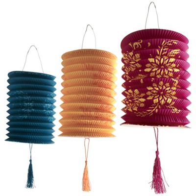 6 Paper Mexicana Lanterns image(1)