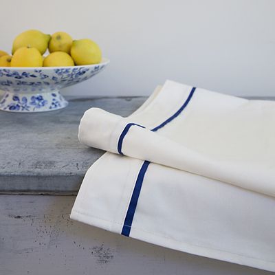 delicious. Table Runner With Blue Trim image(2)
