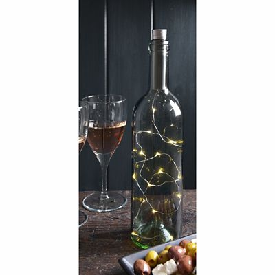 LED Wine Bottle Lantern Grey image(2)