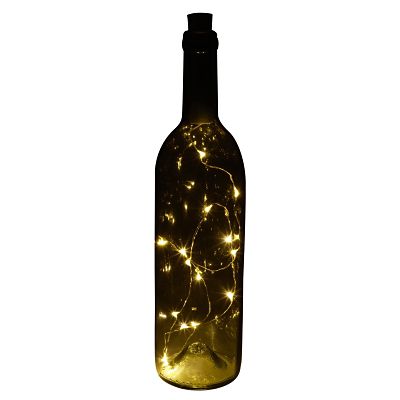 LED Wine Bottle Lantern Grey image(3)
