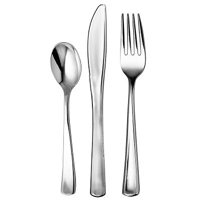Mozaik Disposable Plastic 18 Piece Cutlery Set Lakeland