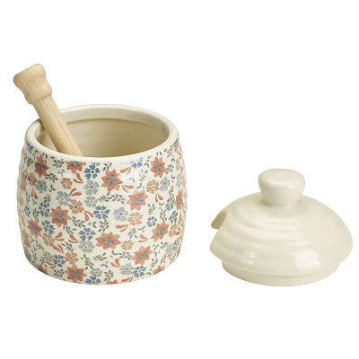 Ditsy Blossom Honey Pot with Drizzler image(2)