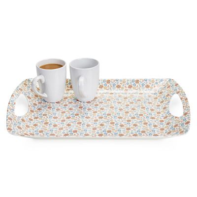 Ditsy Blossom Melamine Rectangular Serving Tray Lakeland
