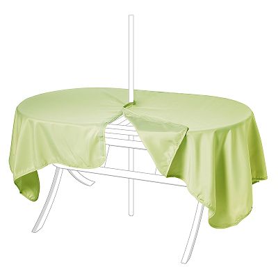 Waterproof Oblong Tablecloth Moss image(1)
