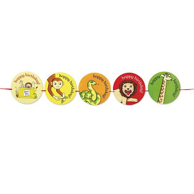 Dear Zoo Birthday Bunting 11 Pendants image()