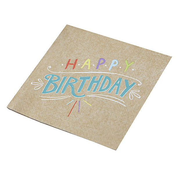 Happy Birthday 20 Paper Napkins image(1)