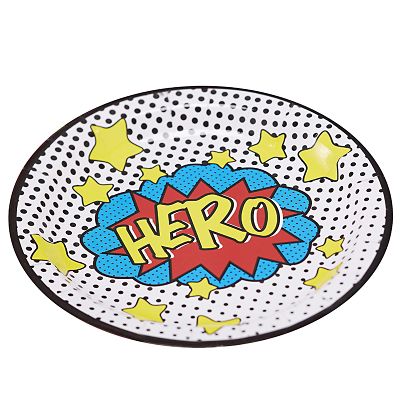 Comic Superhero 8 Paper Plates image(1)