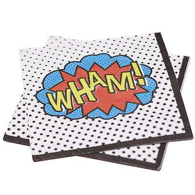 Comic Superhero 20 Paper Napkins image(1)