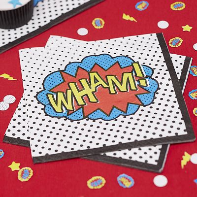 Comic Superhero 20 Paper Napkins image(2)