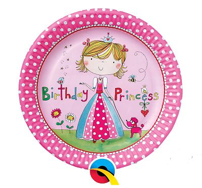 Rachel Ellen Princess 8 Paper Plates image(1)