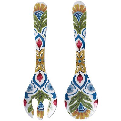 Amalfi Melamine Salad Servers Amalfi Tableware Lakeland