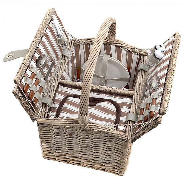 Loop Handle Picnic Basket For Two image(1)