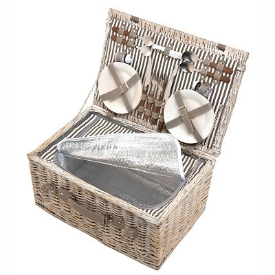 Traditional Picnic Hamper For Four - (Image 2)