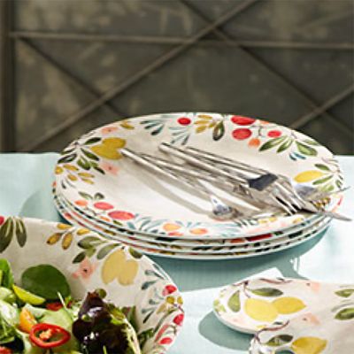 Lemon Grove Melamine Dinner Plate image(6)