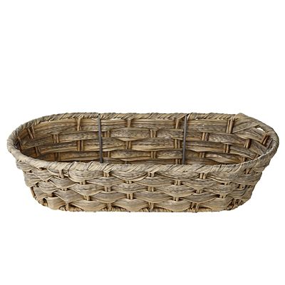 Rustic Woven Oval Basket image(2)
