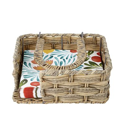 Rustic Woven Napkin Holder Lakeland