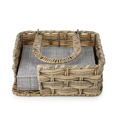 Rustic Woven Napkin Holder image(3)
