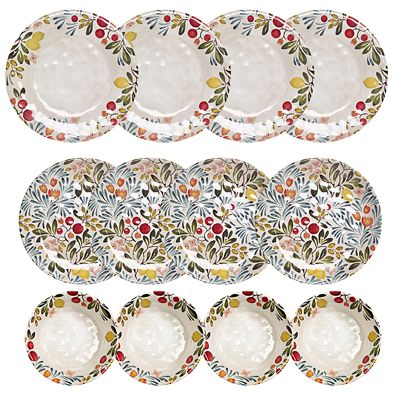 Lemon Grove Melamine 12 Piece Dinner Set image(1)