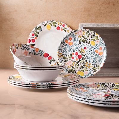 Lemon Grove Melamine 12 Piece Dinner Set image(2)