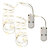 LED Light String with Hook and Loop - Set of 2