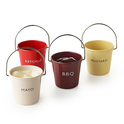 Eddingtons Ranch Ketchup, Mayo, BBQ & Mustard Condiment Buckets Lakeland