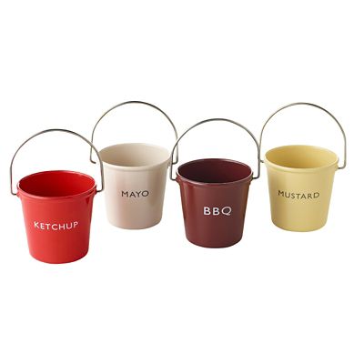 Eddingtons Ranch Ketchup Mayo BBQ and Mustard Condiment Buckets alt image 2