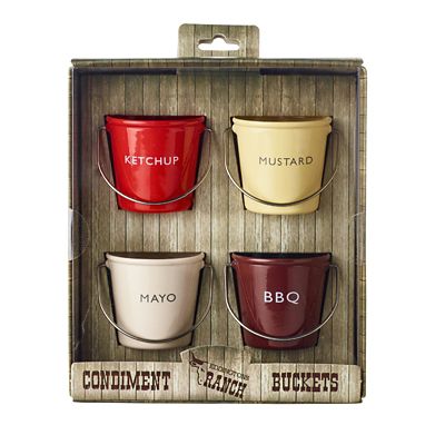 Eddingtons Ranch Ketchup Mayo BBQ and Mustard Condiment Buckets - (Image 3)