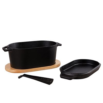 Ooni Pro Cast Iron 4-Piece Casserole Dish and Sizzler Set image(1)