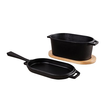 Ooni Pro Cast Iron 4-Piece Casserole Dish and Sizzler Set image(3)