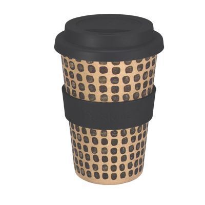 Huskup Reusable Eco Coffee Cup – Pebbles 400ml alt image 5
