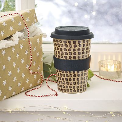 Huskup Reusable Eco Coffee Cup – Pebbles 400ml alt image 8