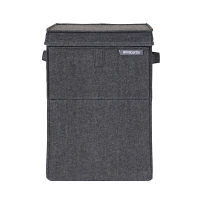 Brabantia Stackable Laundry Box Pepper Black Lakeland