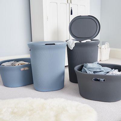 Tatay Laundry Hamper Blue 40L image(7)