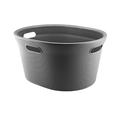 Tatay Laundry Basket Anthracite Grey 35L image(1)