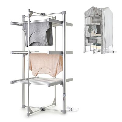 Dry:Soon Mini 3-Tier Heated Clothes Airer & Cover