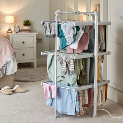 Dry:Soon Mini 3-Tier Heated Airer and Cover Bundle image(4)