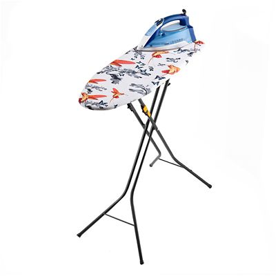 Easy-Store Mini Ironing Board with Hanger Hook – Black image(6)