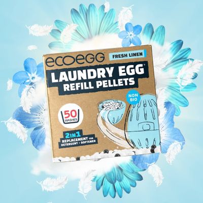 Ecoegg Laundry Egg Refill 50 Washes - Fresh Linen image(2)