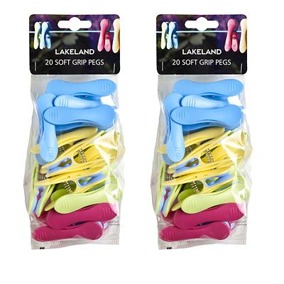 Lakeland Soft Grip Clothes Pegs 