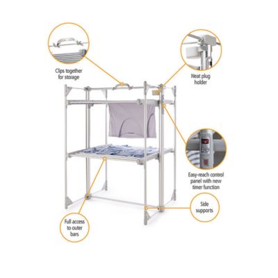 Dry:Soon Deluxe 2 Tier Heated Airer image(2)