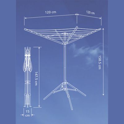 Lakeland Free-Standing Outdoor Rotary Airer image(7)