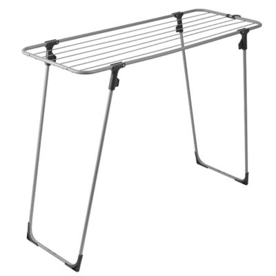 Lakeland Easy-Store Mini Flat Airer with Hanger Hook image(3)