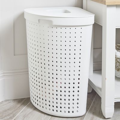 Featured image of post Corner Laundry Hamper With Lid - Corner laundry storage bin folding basket washing clothes bin hamper with lid.