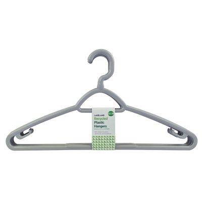 6 Eco Recycled Plastic Clothes Hangers | Lakeland
