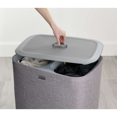 Joseph Joseph Tota 90L Laundry Separation Basket Grey image(4)