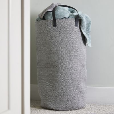 Lakeland Standing Laundry Tote Grey Tweed-Effect 48L image(2)